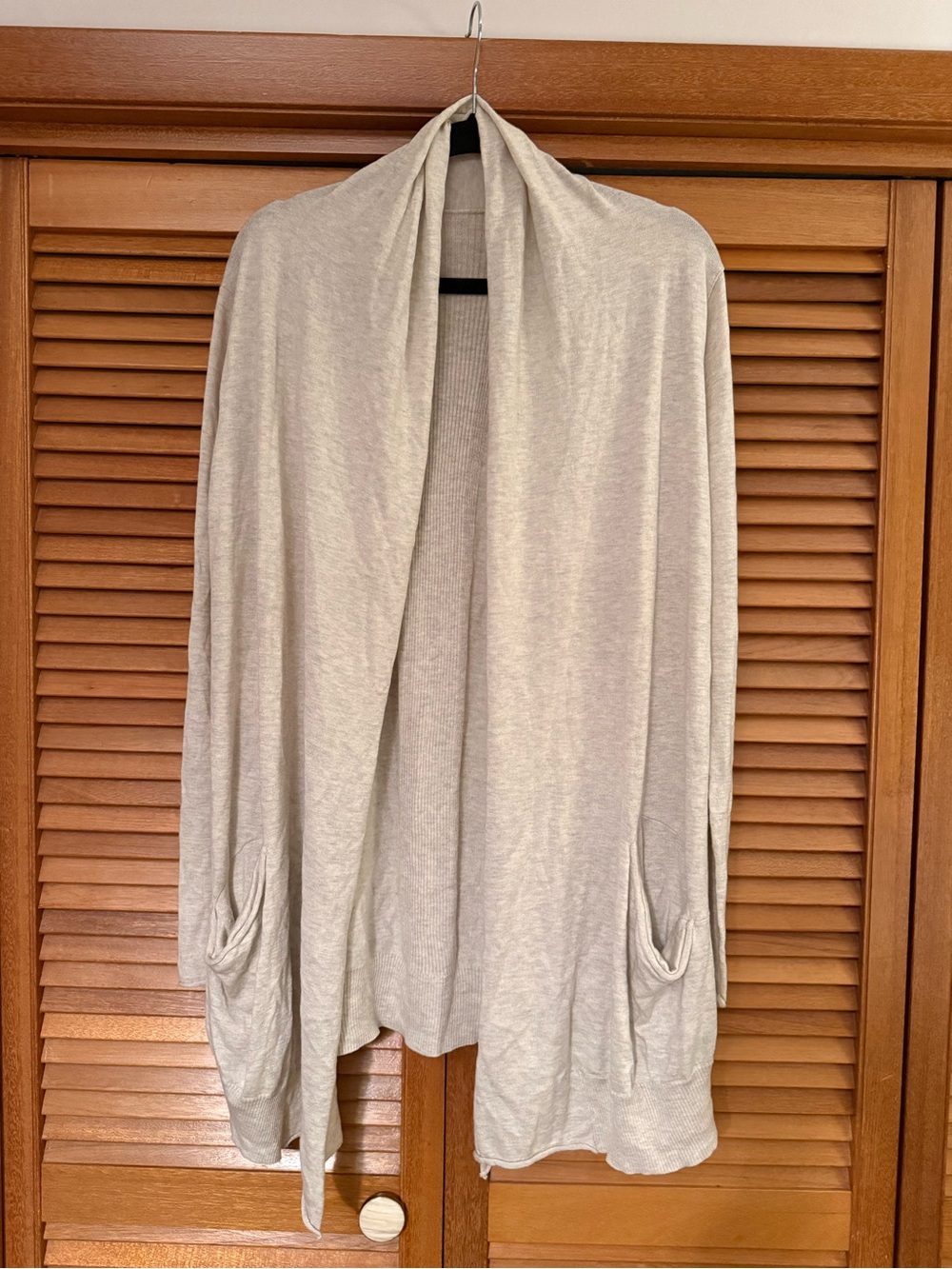 Aritzia Wilfred Flaubert Open-Front Longline Women's Cardigan Sweater - Picture 3 of 4